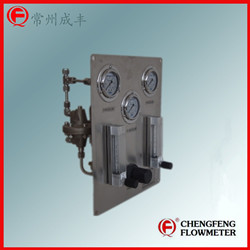 LZB-DK-2-M-RA-8-P   high accuracy purge set  [CHENGFENG FLOWMETER] stainless steel plate Chinese professional manufacture glass tube flowmeter with permanent flow valve